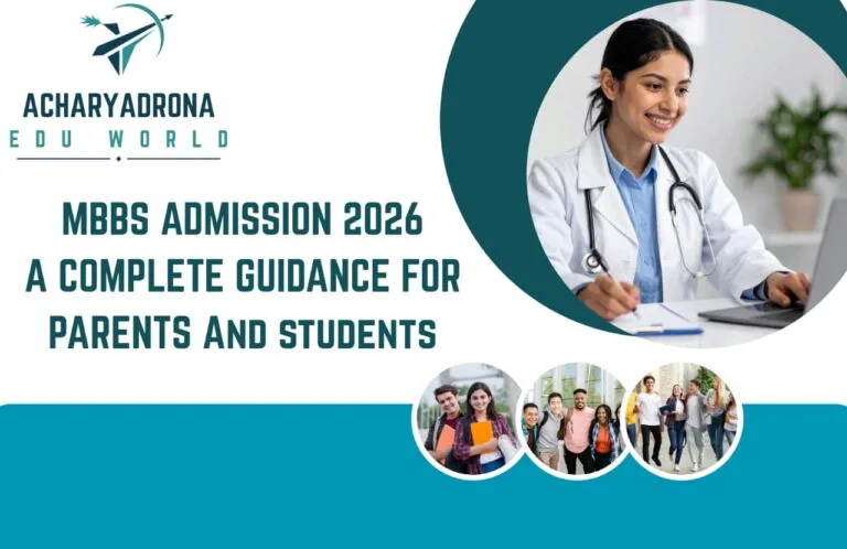 MBBS Admission 2026: A Clear and Guided Path for Students and Parents