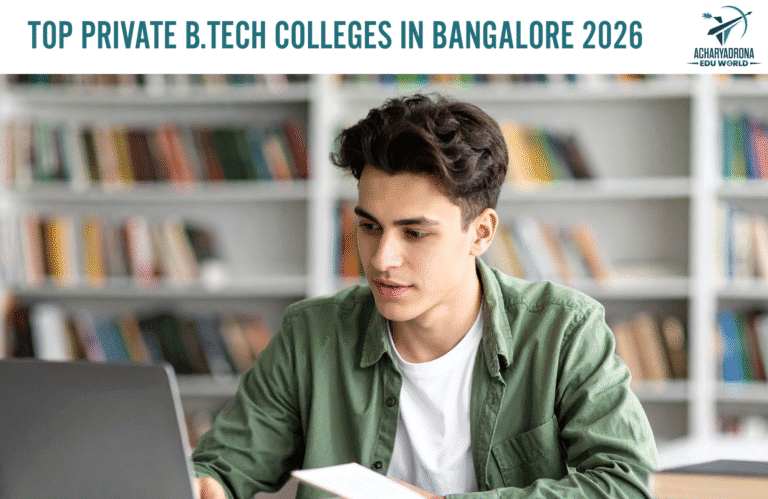 TOP PRIVATE B.TECH COLLEGES IN BANGALORE 2026