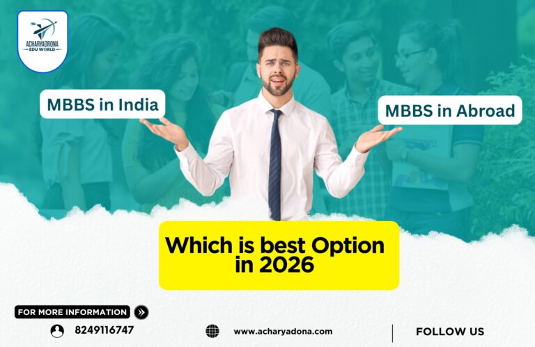 MBBS in India VS MBBS in Abroad – Which is best Option in 2026