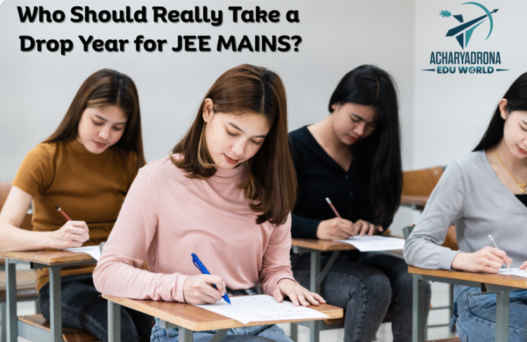 Who Should Really Take a Drop Year for JEE MAINS?