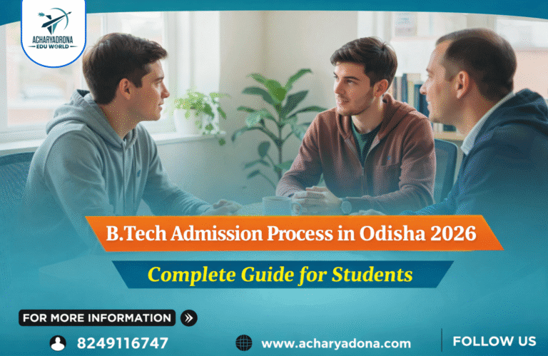 B.Tech Admission Process in Odisha 2026: Complete Guide for Students