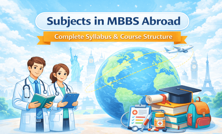 Subjects in MBBS Abroad: Complete Syllabus & Course Structure