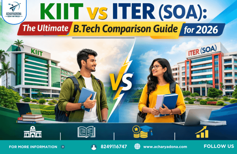 KIIT VS ITER (SOA): The Ultimate B.Tech Comparison Guide for 2026