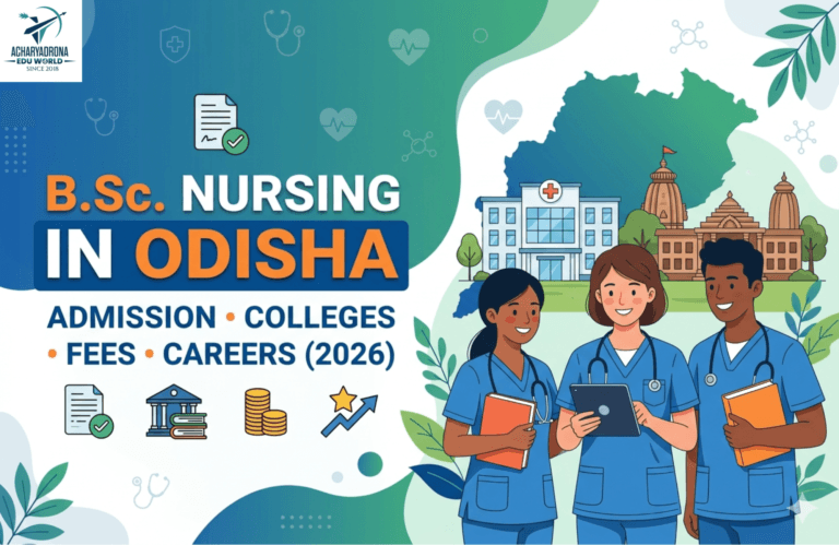 B.Sc. Nursing in Odisha: Admission, Colleges, Fees & Careers (2026)