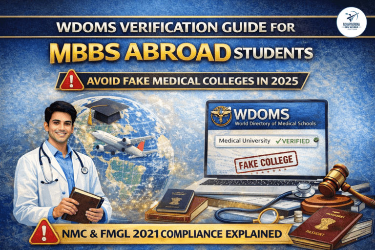 Complete WDOMS Verification Guide for MBBS Abroad Students (Step-by-Step 2026)