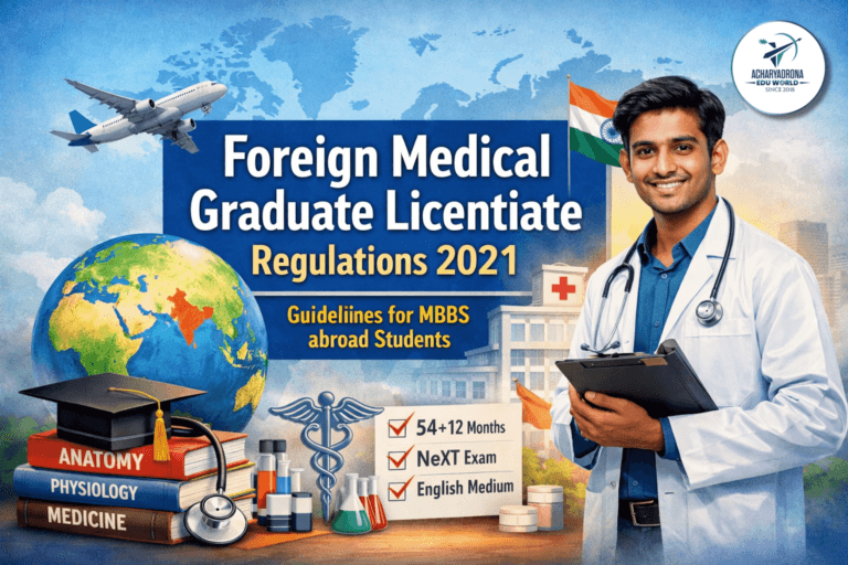 Foreign Medical Graduate Licentiate Regulations 2021: Complete Guide for MBBS Abroad Students