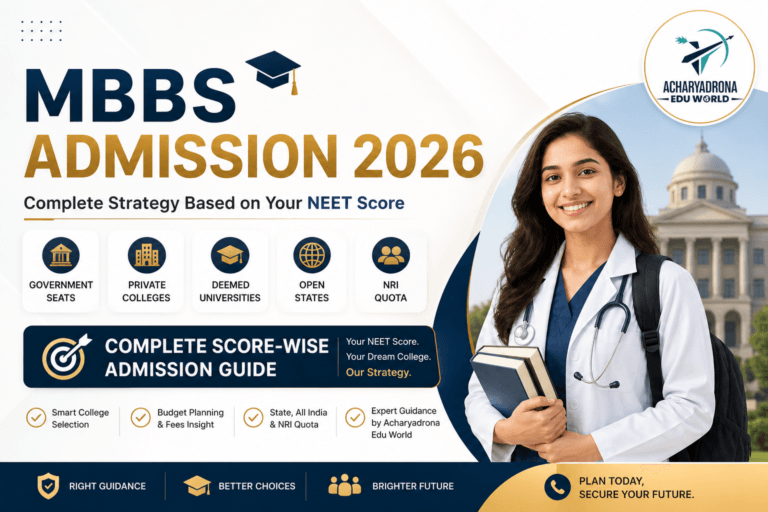 MBBS Seat Options Based on Your NEET Score