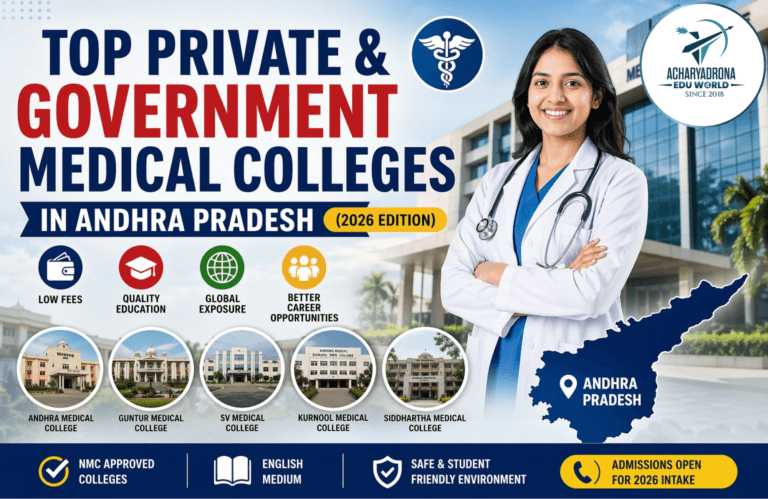 Top Private and Government Medical Colleges in Andhra Pradesh (2026 Edition)
