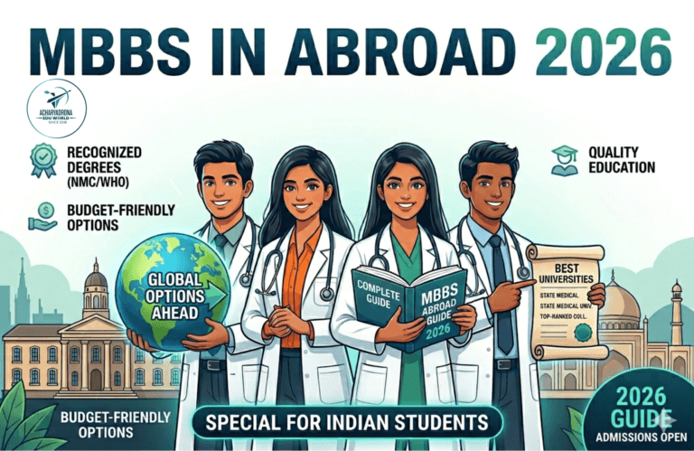 MBBS in Abroad 2026: Lowest Fees, Best Universities & Complete Guide for Indian Students