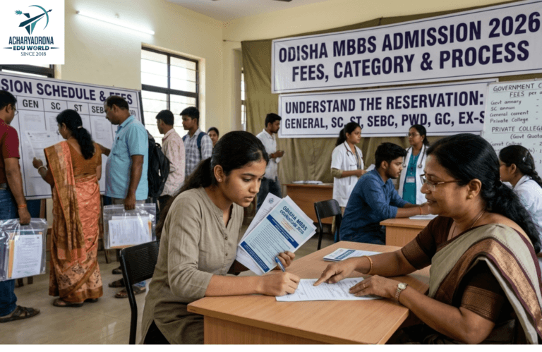 Odisha MBBS Admission Process 2026: Fees & Category