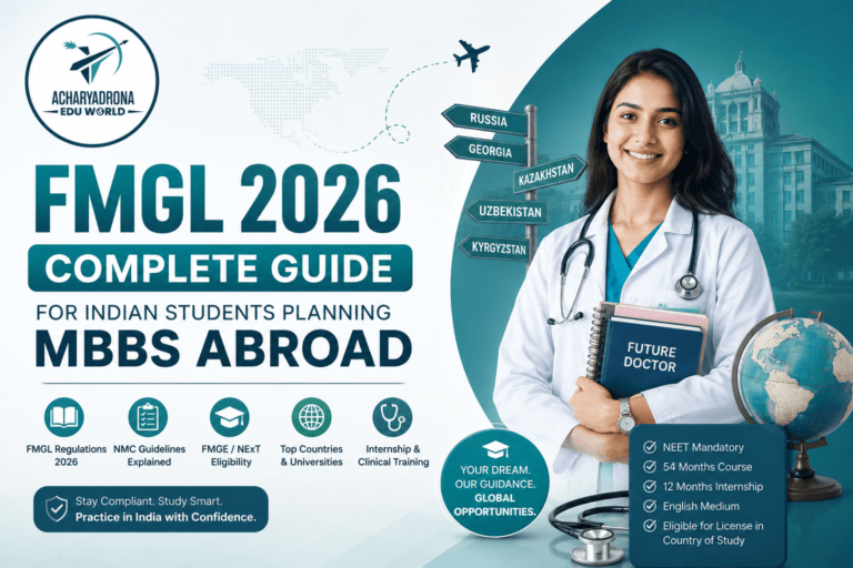 FMGL 2026: Complete Guide for Indian Students Planning MBBS Abroad