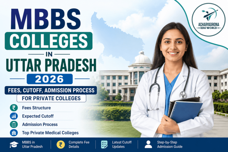 List of MBBS Colleges in Uttar Pradesh 2026 with Fees, Cutoff, Admission Process for Govt. & Private Colleges