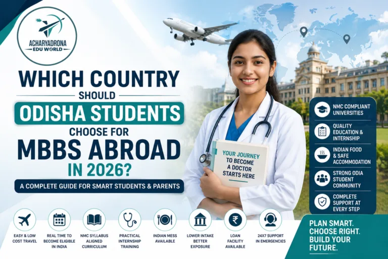 Which Country Should Odisha Students Choose for MBBS Abroad in 2026? | Complete Guide For MBBS Abroad