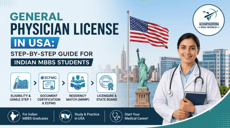 Complete Guide to ECFMG Certification & USMLE: Step-by-Step Pathway for International Medical Graduates (2026).